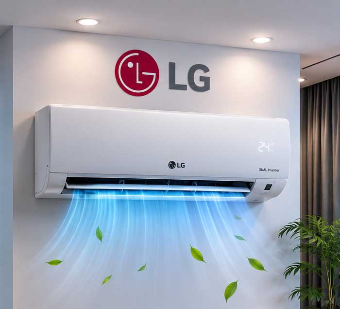 LG air conditioning installation in London