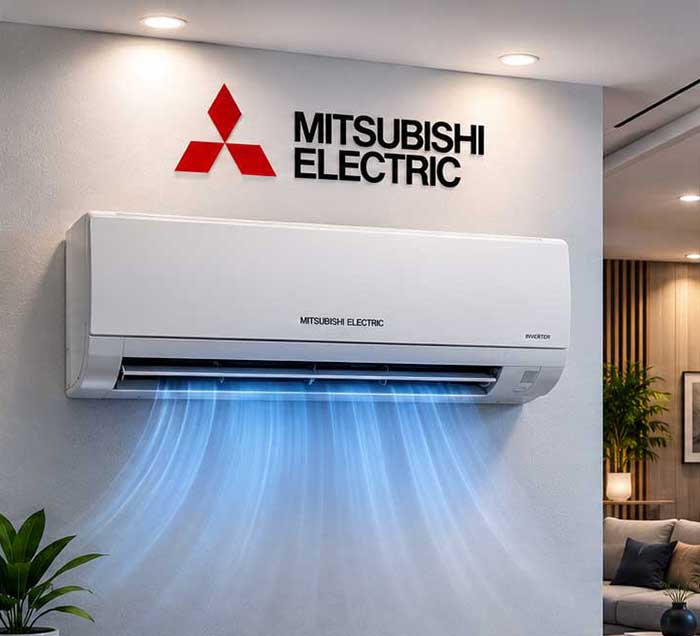 Mitsubishi Electric air conditioning installation in London